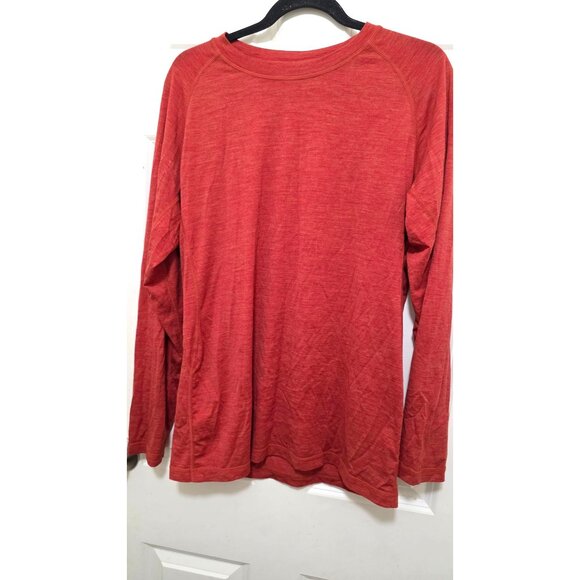Woolx Merino Wool Women's Blend Long Sleeve Top Medium Red - Picture 1 of 6